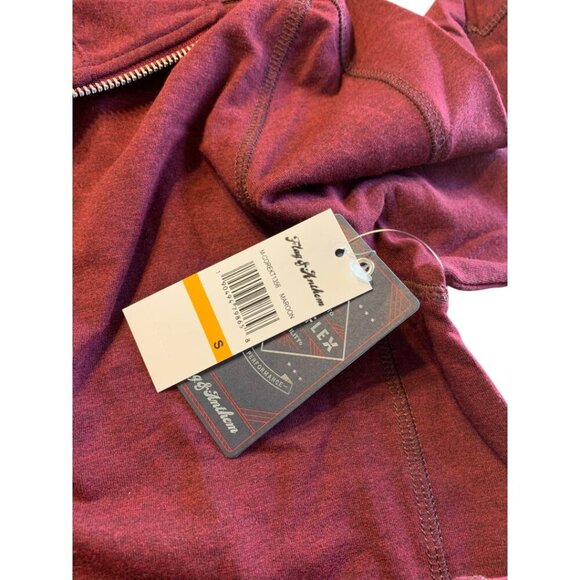 Flag & Anthem Madeflex All Day Stretch 1/4 Zip Maroon Size Small - Picture 6 of 8